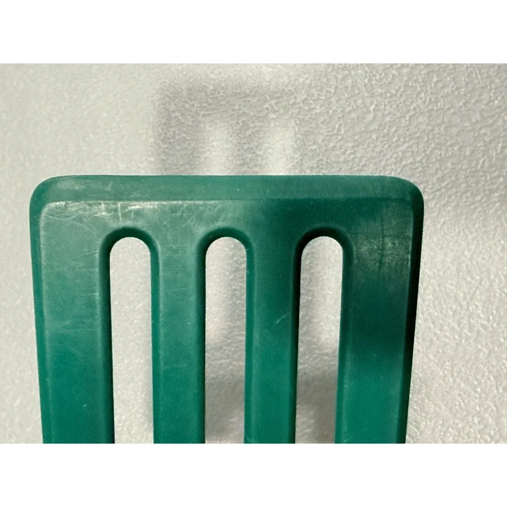 VTG Spatula Turner Green White Kitchen Utensil Stainless Steel Nylon small